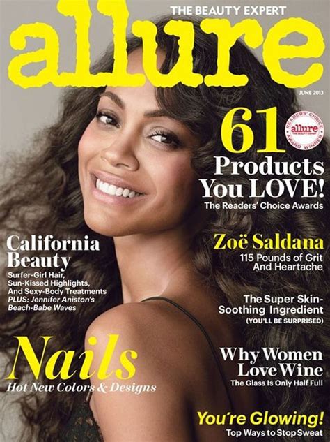 zoe saldana nide|Zoe Saldana poses nude for Allure magazine